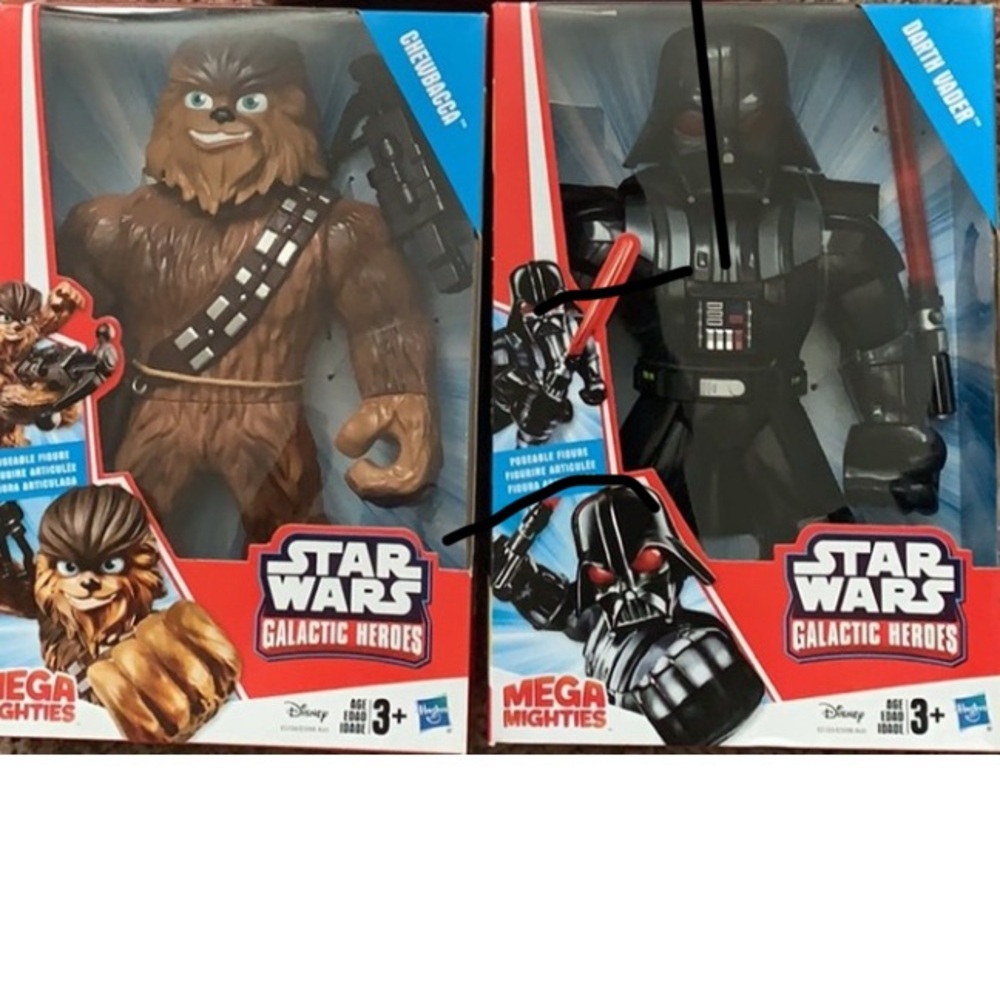 NIB Star Wars Galactic Heroes - Mega Mighties